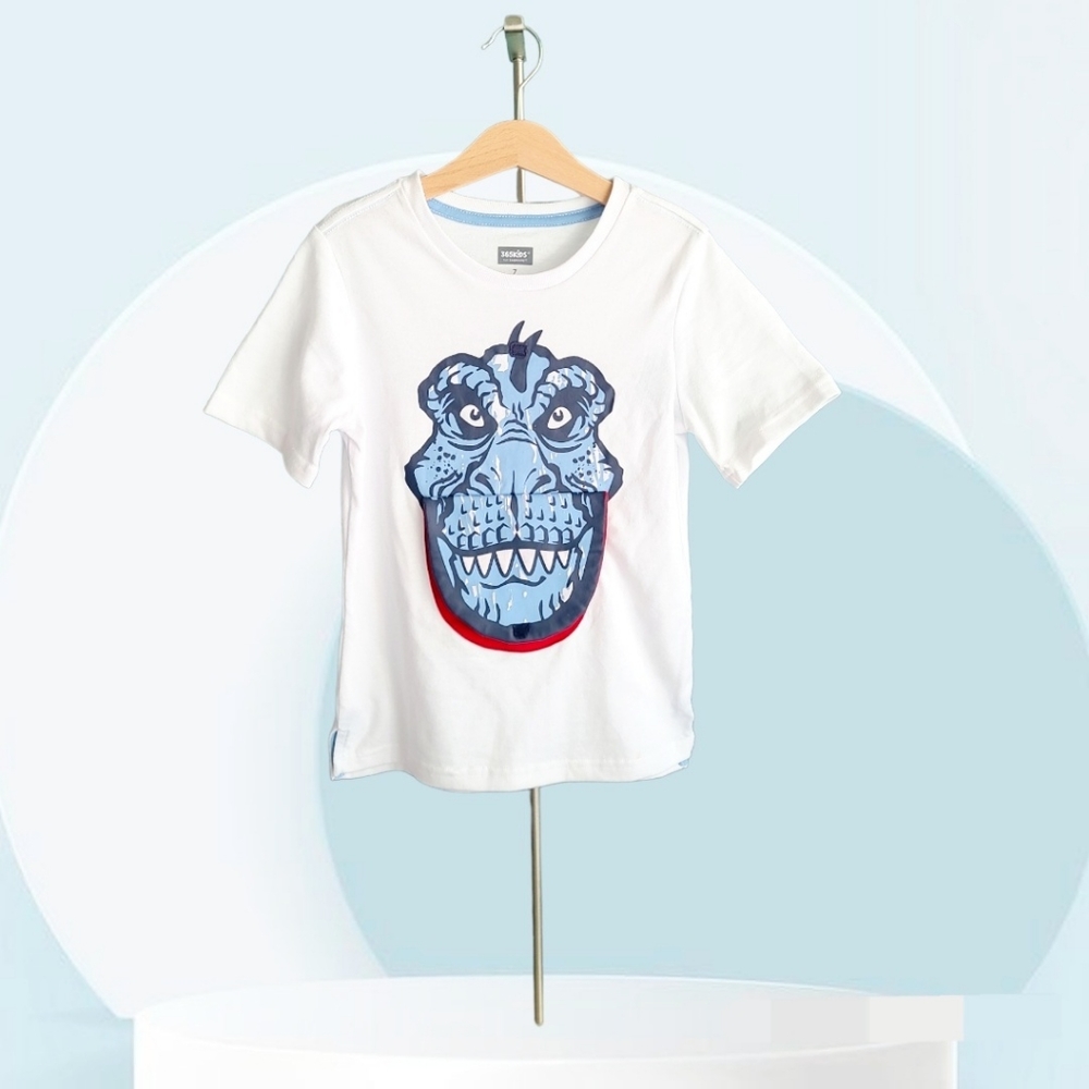 Kid's Dinosaur Mouth Flip T-shirt